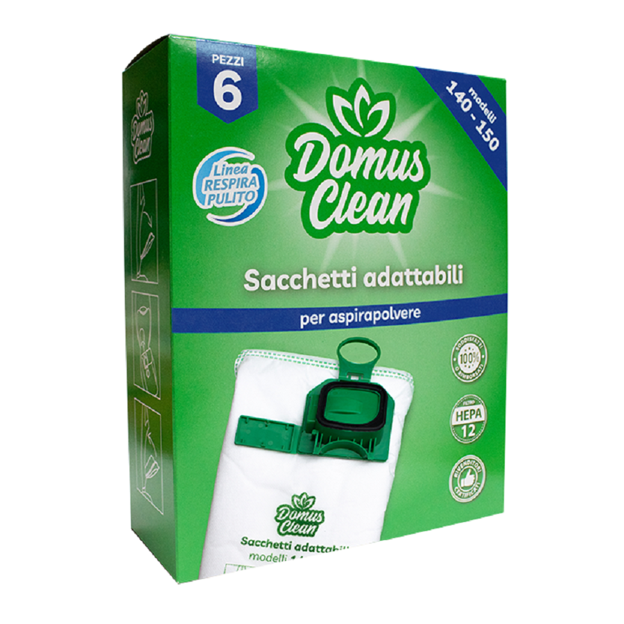 Sacchetti Ricambio Folletto VK140/VK150 - 18 Pezzi In Microfibra - Foto 3