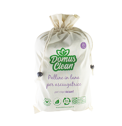 Confezione da 6 Palline di feltro per asciugatrice 100% in lana organi –  Domus Clean